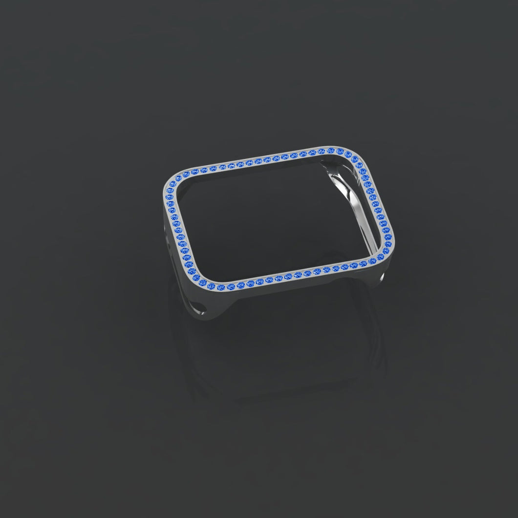 Topaz Frame for Your Apple watch (blue/removable)