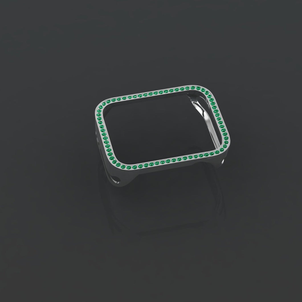 Topaz Frame for Your Apple watch (green/removable)